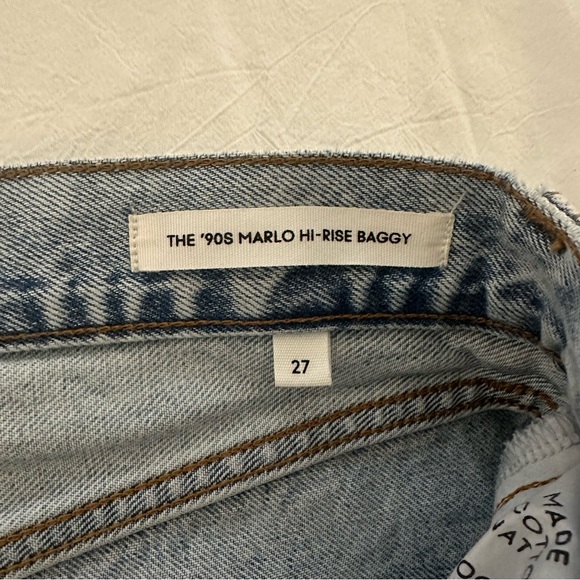 Denim Forum 15 Yrs Brl Thr Bleu 90’s Marlo Hi-Rise Baggy Jean - Picture 5 of 5